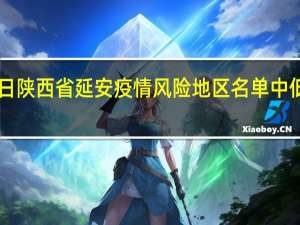 2022年01月03日陕西省延安疫情风险地区名单中低高风险地区数据消息