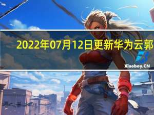 2022年07月12日更新 华为云郭婷：华为云助力金融机构核心系统、数据分析系统全面升级