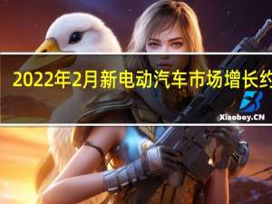 2022年2月新电动汽车市场增长约4倍
