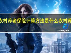 2022新型农村养老保险计算方法是什么　农村养老保险领取标准