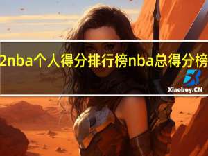 2022nba个人得分排行榜 nba总得分榜2022最新