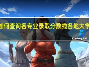 2023如何查询各专业录取分数线 各地大学录取分数线