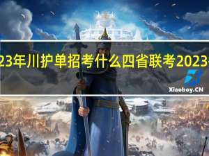 2023年川护单招考什么 四省联考2023答案解析