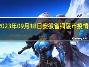 2023年09月18日安徽省铜陵市疫情大数据-今日/今天疫情全网搜索最新实时消息动态情况通知播报
