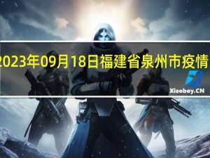 2023年09月18日福建省泉州市疫情大数据-今日/今天疫情全网搜索最新实时消息动态情况通知播报