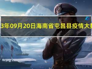 2023年09月20日海南省屯昌县疫情大数据-今日/今天疫情全网搜索最新实时消息动态情况通知播报