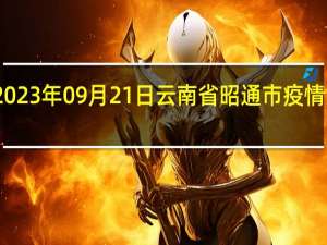 2023年09月21日云南省昭通市疫情大数据-今日/今天疫情全网搜索最新实时消息动态情况通知播报