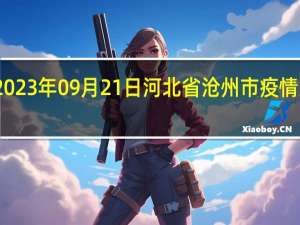2023年09月21日河北省沧州市疫情大数据-今日/今天疫情全网搜索最新实时消息动态情况通知播报