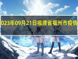 2023年09月21日福建省福州市疫情大数据-今日/今天疫情全网搜索最新实时消息动态情况通知播报