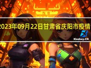 2023年09月22日甘肃省庆阳市疫情大数据-今日/今天疫情全网搜索最新实时消息动态情况通知播报