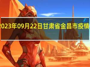 2023年09月22日甘肃省金昌市疫情大数据-今日/今天疫情全网搜索最新实时消息动态情况通知播报