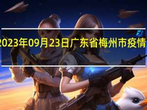 2023年09月23日广东省梅州市疫情大数据-今日/今天疫情全网搜索最新实时消息动态情况通知播报