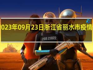 2023年09月23日浙江省丽水市疫情大数据-今日/今天疫情全网搜索最新实时消息动态情况通知播报