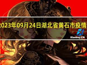 2023年09月24日湖北省黄石市疫情大数据-今日/今天疫情全网搜索最新实时消息动态情况通知播报