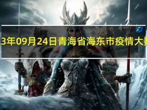 2023年09月24日青海省海东市疫情大数据-今日/今天疫情全网搜索最新实时消息动态情况通知播报