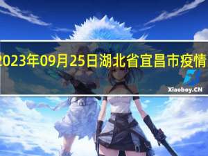 2023年09月25日湖北省宜昌市疫情大数据-今日/今天疫情全网搜索最新实时消息动态情况通知播报