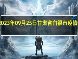 2023年09月25日甘肃省白银市疫情大数据-今日/今天疫情全网搜索最新实时消息动态情况通知播报