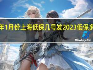 2023年1月份上海低保几号发 2023低保多少钱一个月