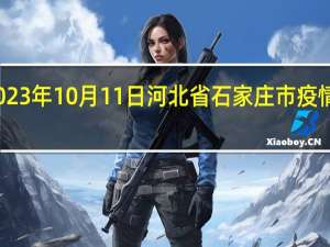 2023年10月11日河北省石家庄市疫情大数据-今日/今天疫情全网搜索最新实时消息动态情况通知播报