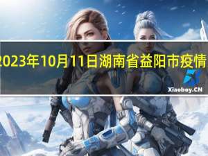 2023年10月11日湖南省益阳市疫情大数据-今日/今天疫情全网搜索最新实时消息动态情况通知播报