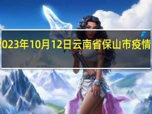 2023年10月12日云南省保山市疫情大数据-今日/今天疫情全网搜索最新实时消息动态情况通知播报