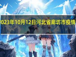 2023年10月12日河北省廊坊市疫情大数据-今日/今天疫情全网搜索最新实时消息动态情况通知播报