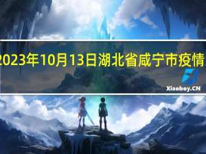 2023年10月13日湖北省咸宁市疫情大数据-今日/今天疫情全网搜索最新实时消息动态情况通知播报