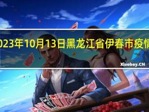 2023年10月13日黑龙江省伊春市疫情大数据-今日/今天疫情全网搜索最新实时消息动态情况通知播报