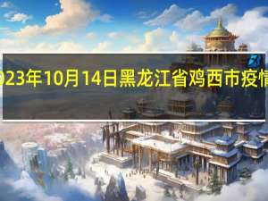 2023年10月14日黑龙江省鸡西市疫情大数据-今日/今天疫情全网搜索最新实时消息动态情况通知播报