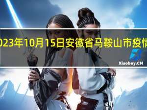 2023年10月15日安徽省马鞍山市疫情大数据-今日/今天疫情全网搜索最新实时消息动态情况通知播报