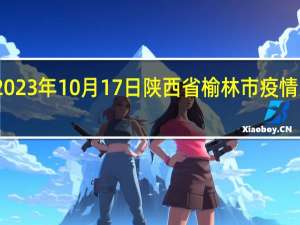 2023年10月17日陕西省榆林市疫情大数据-今日/今天疫情全网搜索最新实时消息动态情况通知播报