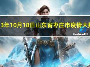 2023年10月18日山东省枣庄市疫情大数据-今日/今天疫情全网搜索最新实时消息动态情况通知播报