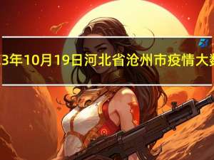 2023年10月19日河北省沧州市疫情大数据-今日/今天疫情全网搜索最新实时消息动态情况通知播报