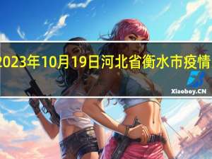 2023年10月19日河北省衡水市疫情大数据-今日/今天疫情全网搜索最新实时消息动态情况通知播报