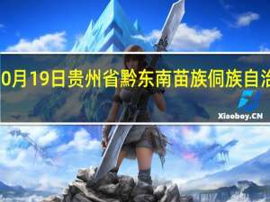 2023年10月19日贵州省黔东南苗族侗族自治州疫情大数据-今日/今天疫情全网搜索最新实时消息动态情况通知播报