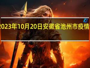 2023年10月20日安徽省池州市疫情大数据-今日/今天疫情全网搜索最新实时消息动态情况通知播报