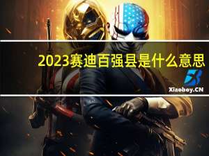 2023赛迪百强县是什么意思