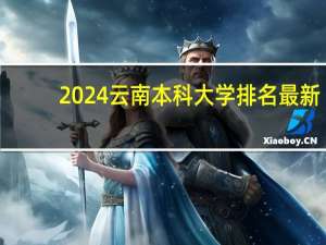 2024云南本科大学排名最新