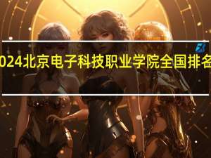 2024北京电子科技职业学院全国排名多少位