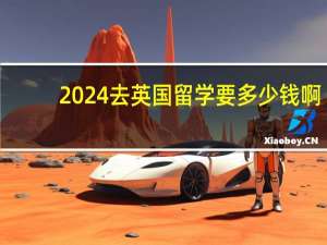2024去英国留学要多少钱啊