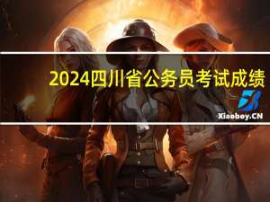 2024四川省公务员考试成绩