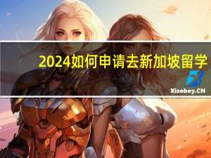 2024如何申请去新加坡留学
