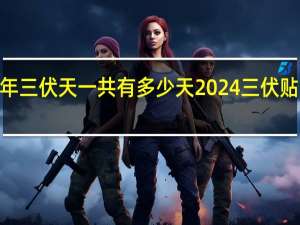 2024年三伏天一共有多少天 2024三伏贴时间表准确