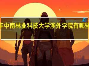 2024年中南林业科技大学涉外学院有哪些专业比较好