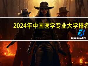 2024年中国医学专业大学排名