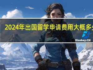 2024年出国留学申请费用大概多少钱