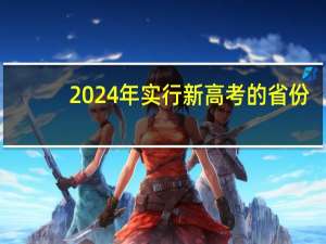 2024年实行新高考的省份