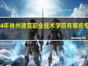 2024年林州建筑职业技术学院有哪些专业比较好