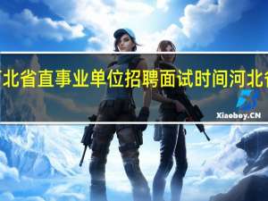 2024年河北省直事业单位招聘面试时间 河北省事业单位考试