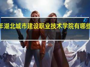 2024年湖北城市建设职业技术学院有哪些专业比较好